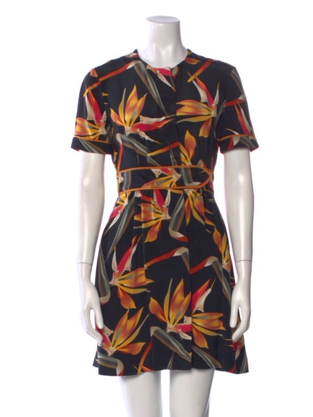 FENDI Tropical Silk Dress